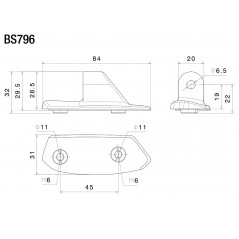 RIZOMA Rear view mirror mounting kit BS796