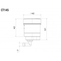 RIZOMA Deposito de fluido embrague PURE CT145