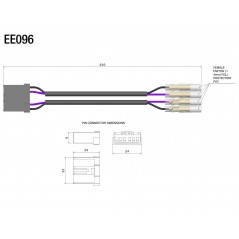 RIZOMA Wiring kit for front turn signal EE096