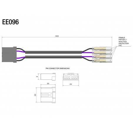 RIZOMA Kit de cableado para intermitente delantero EE096