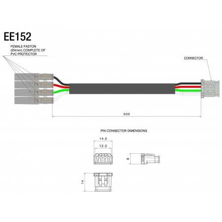 RIZOMA Rear indicator wiring kit EE152