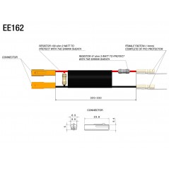 RIZOMA Kit de cableado para intermitentes traseros EE162
