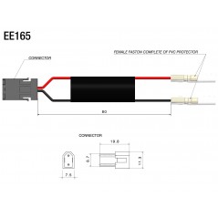 RIZOMA Wiring kit for front turn signal EE165