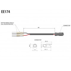 RIZOMA Wiring kit for turn signals 2 U EE174