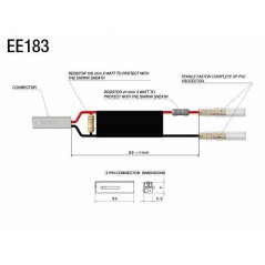 RIZOMA Kit de cableado eléctrico para intermitente trasero EE183