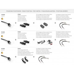 RIZOMA Pair of 2 aluminum turn signals for motorcycle UNIT FR070