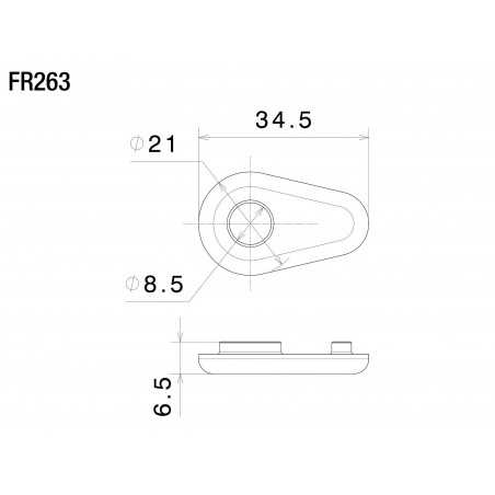 RIZOMA Kit de montaje intermitentes FR263