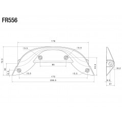 RIZOMA Rear indicator mounting kit FR556