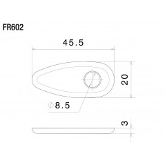 RIZOMA Rear turn signal mounting kit FR602