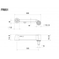 RIZOMA Kit de montaje para intermitente en carenado LIGHT UNIT FR852