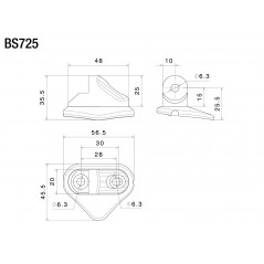 RIZOMA ADAPTADOR ESPEJO RETROVISOR BS725