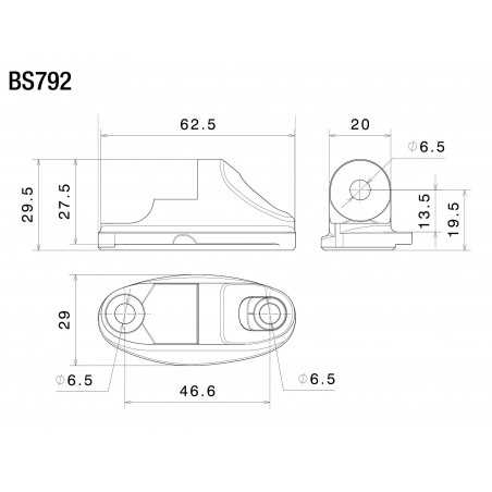 RIZOMA ADAPTADOR ESPEJO RETROVISOR BS792