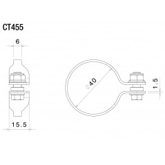 RIZOMA Soporte deposito de fluido CT455