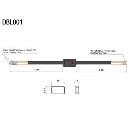 RIZOMA Sensor dinámico de luz freno DBL001