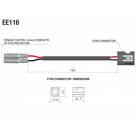 RIZOMA Cables instalacion intermitentes sin cortar originales EE116