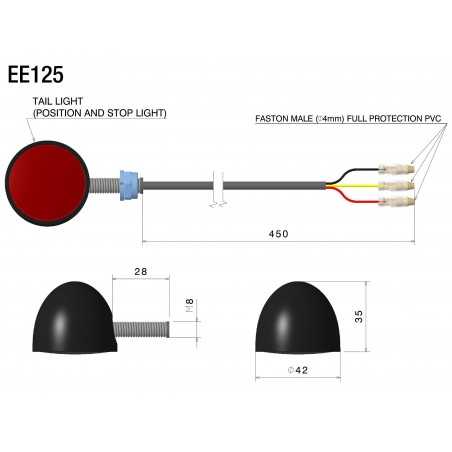 RIZOMA Rear headlight EE125
