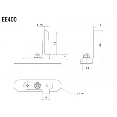 RIZOMA License plate reflector kit EE400