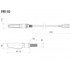 RIZOMA Intermitente universal mini LED Corsa de FR110