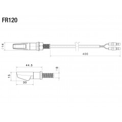 RIZOMA Mini universal flashing LEGGERA FR120