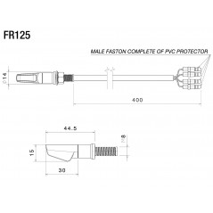 RIZOMA Rear indicator with position and brake light LEGGERA S (1U) FR125