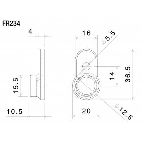 RIZOMA Adaptador de intermitentes traseros FR234