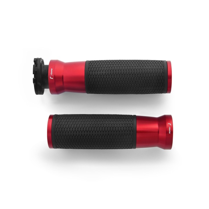 RIZOMA Puños de aluminio URLO Ø 22 mm para un agarre máximo GR222