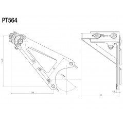 RIZOMA Support license plate holder OUTSIDE PT564