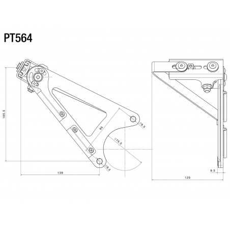 RIZOMA Support license plate holder OUTSIDE PT564