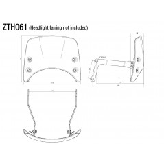 RIZOMA Adaptador cupula herraje montaje CF011 ZTH061