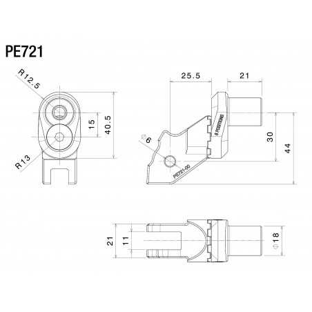RIZOMA Kit montaje sistema de regulación por excéntrica para estriberas piloto PE721