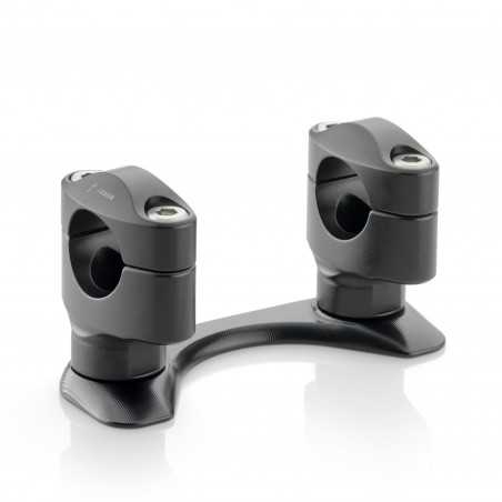 RIZOMA Kit de Torretas Soportes Manillar Aluminio AZ202B - Negro AZ202