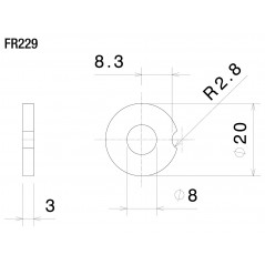 RIZOMA Adaptador de intermitentes traseros FR229