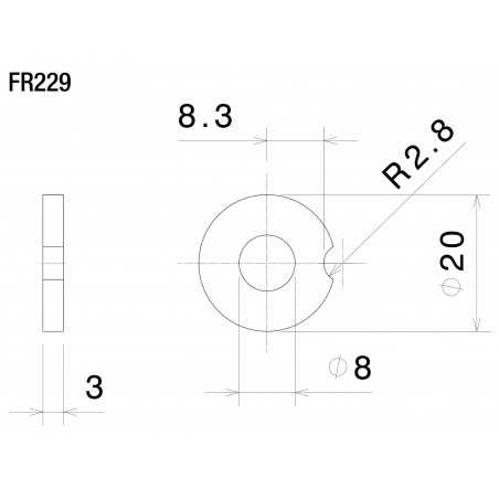 RIZOMA Adaptador de intermitentes traseros FR229