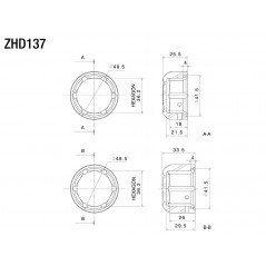 RIZOMA Covers rear axle nuts ZHD137