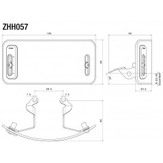RIZOMA Polycarbonate windshield screen ZHH057