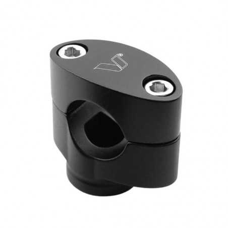 V PARTS Adaptador universal para manillar cónico de Ø28,6mm - Negro mate 616