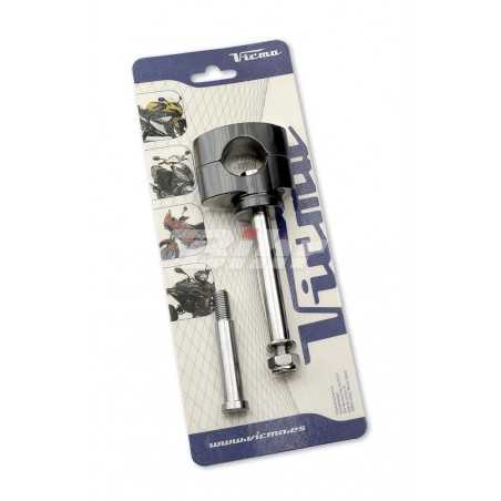 V PARTS TURRET, HANDLEBAR ATTACHMENT BLACK MATE EXC (ONE UNIT) 616