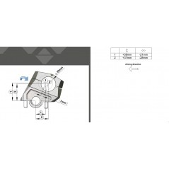 GILLES Torretas de manillar ajustables TOOLING 42200286