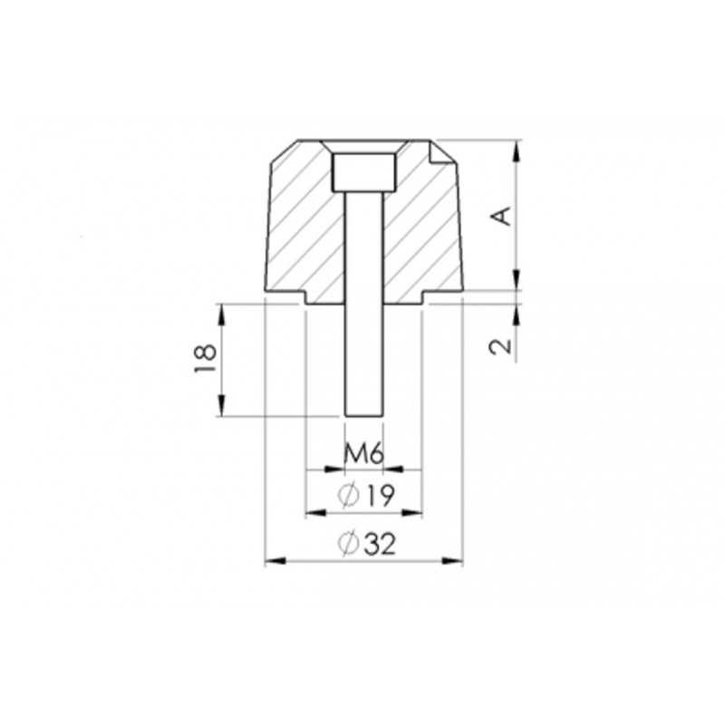 PUIG ALUMINUM HANDLEBAR COUNTERWEIGHTS TERMINALS 6653