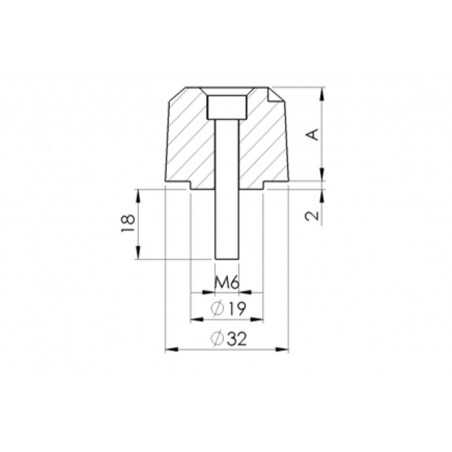 PUIG ALUMINUM HANDLEBAR COUNTERWEIGHTS TERMINALS 6653