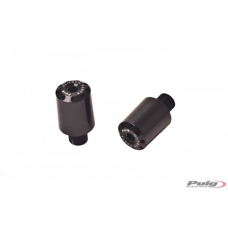 PUIG HANDLEBAR END COUNTERWEIGHTS, LONG ALUMINUM 40MM 5617