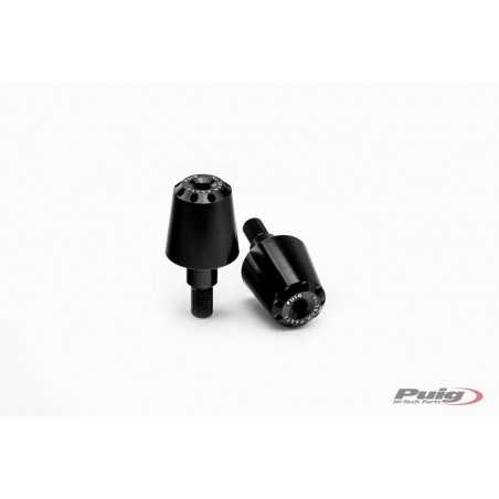 PUIG HANDLEBAR END COUNTERWEIGHTS, LONG ALUMINUM 40MM 6394