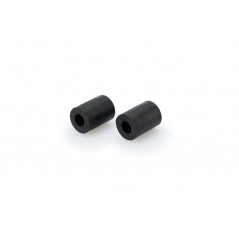 PUIG SET OF RUBBER TERMINALS SILENBLOCKS FOR HANDLEBAR COUNTERWEIGHTS 15MM DIAMETER 6816