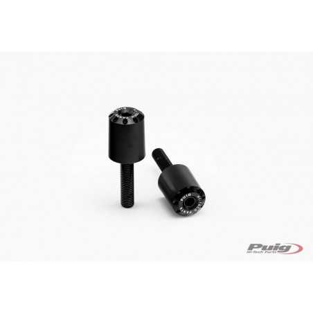 PUIG HANDLEBAR END COUNTERWEIGHTS, LONG ALUMINUM 40MM 7129