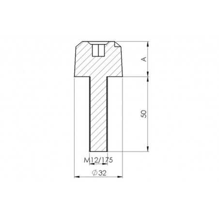 PUIG HANDLEBAR END COUNTERWEIGHTS, SHORT ALUMINUM 20MM 7130
