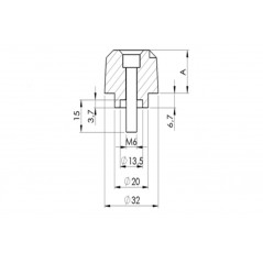PUIG HANDLEBAR TERMINALS HANDLEBAR ENDS SHORT 20mm 6199