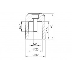 PUIG HANDLEBAR END COUNTERWEIGHTS, LONG ALUMINUM 40MM 6276