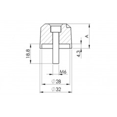 PUIG Contrapesos terminales manillar aluminio largo 40mm 6281