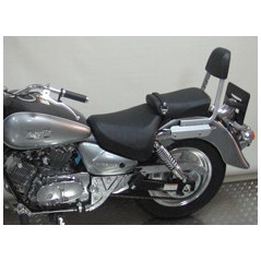 SHAD CHROMED PASSENGER BACK SUPPORT FOR MOTORCYCLE SISYBAR H0QL17SN