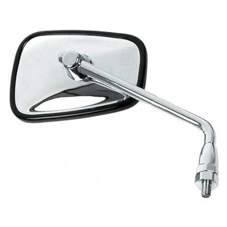 V PARTS Espejo retrovisor derecho para moto - Cromado, homologado CE y fácil de montar Marca EK276D